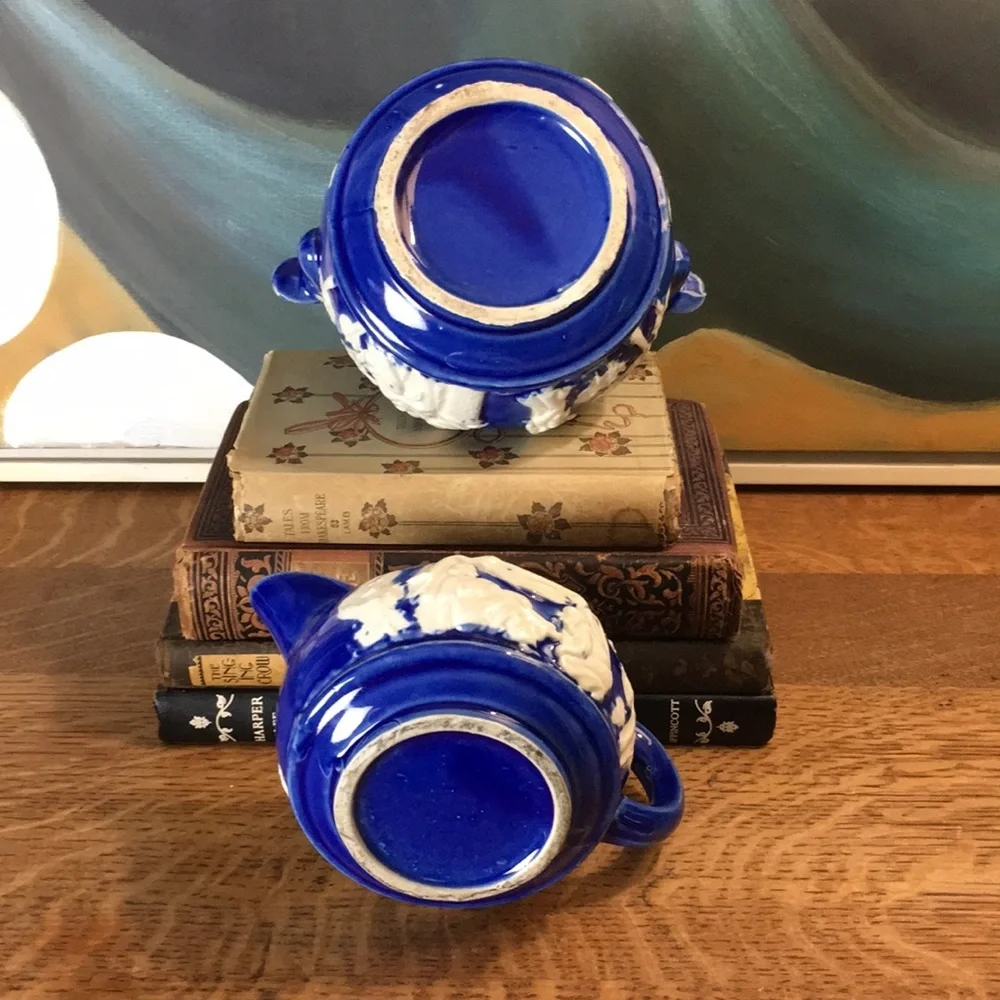 Vintage Sugar Bowl & Creamer - Picture 7 of 8